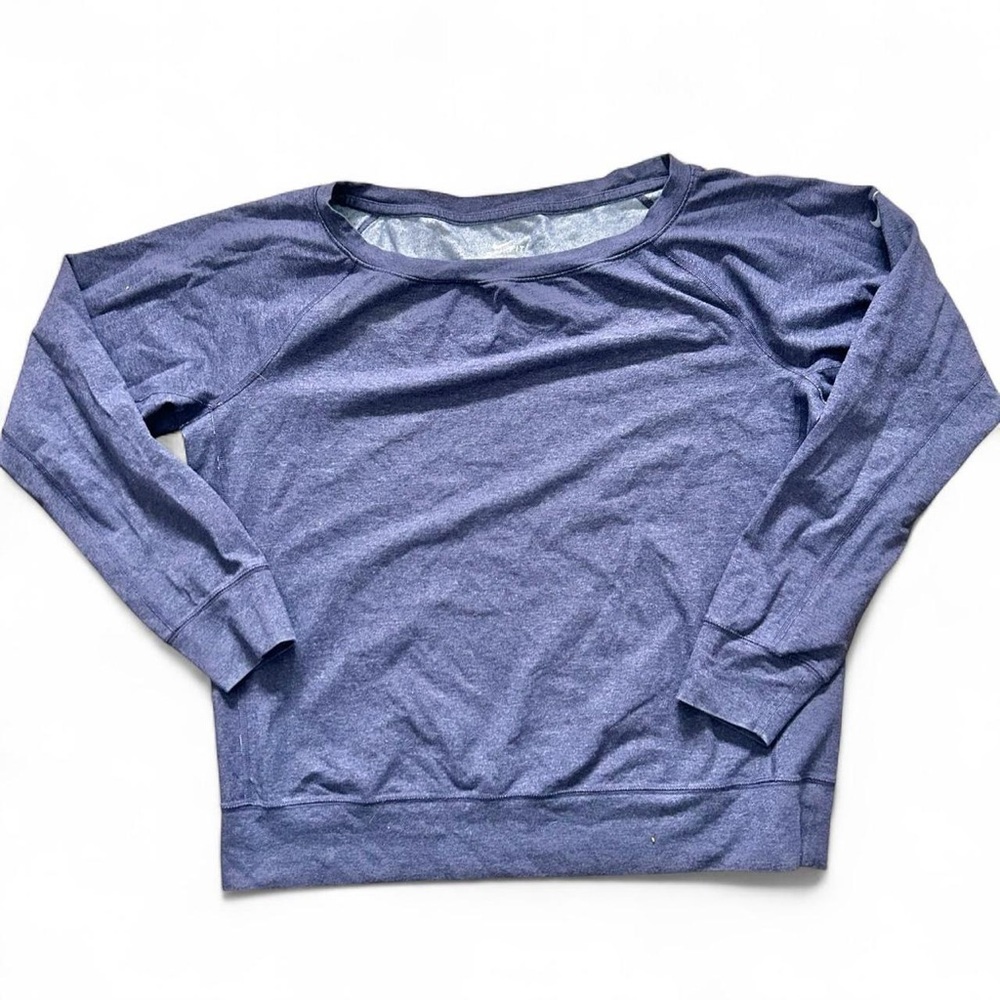 Nike fit purple long sleeve sweatshirt top size L